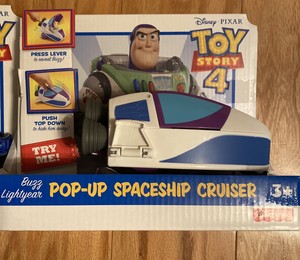 buzz lightyear toy in spaceship box