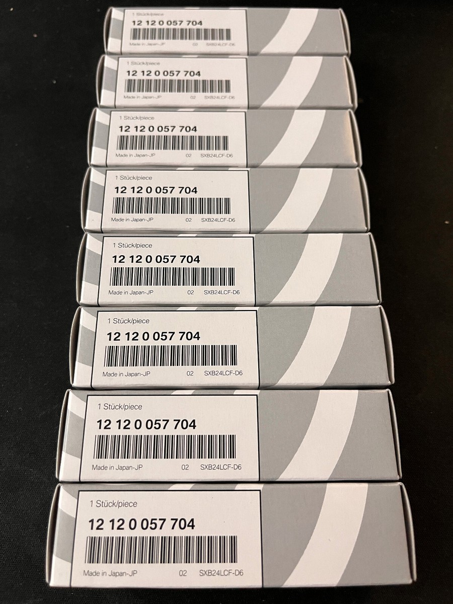 8x Genuine BMW S63M S68X Spark Plugs 12120057704 N63B M50iX S68T