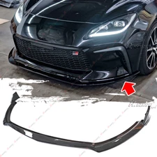 ST-Style Carbon Style Front Bumper Lip Body Kit Spoiler For 22-25 Toyota GR86