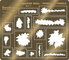 Battlestar Galactica - Damaged Hull & Fuselage Panels - PGX134