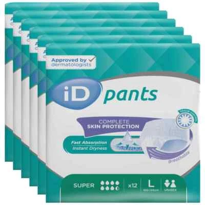 ONTEX iD Pants Super Large (6x12 Stk.)