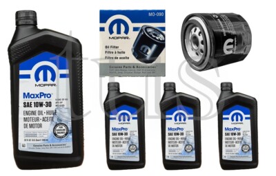 Genuine Mopar Engine Oil Change Kit for 2001-2003 Dodge Dakota 3.9L V6 oil 10w30