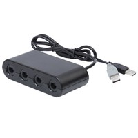 Gamecube Controller Adapter Acecharming Adapter Gamecube For Wii U4 Port Black on sale Gamecube Controller Adapter Acecharming Adapter Gamecube For Wii U4 Port Black on sale