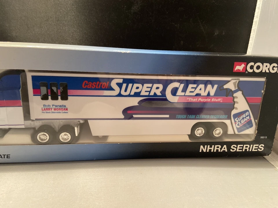 Corgi Race Images Larry Morgan Castrol Super Clean Transporter NHRA 1:64 Scale  - Image 4 of 4
