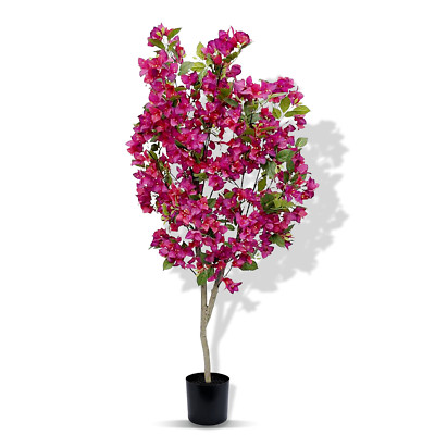 5 Fuß Künstlicher Papierblumenbaum Dekorative Kunstpflanze im Topf Innendekoration