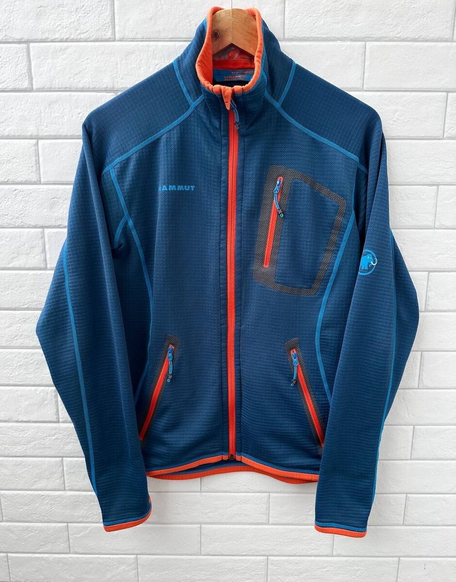 MAMMUT Eiger Extreme Eiswand Men's Fleece Jacket Blue Full MAMMUT Eiger Extreme Eiswand Men's Fleece Jacket Blue Full