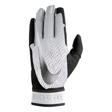 Nike Mens Vapor Elite Batting Glove - Black/White/Silver - Large