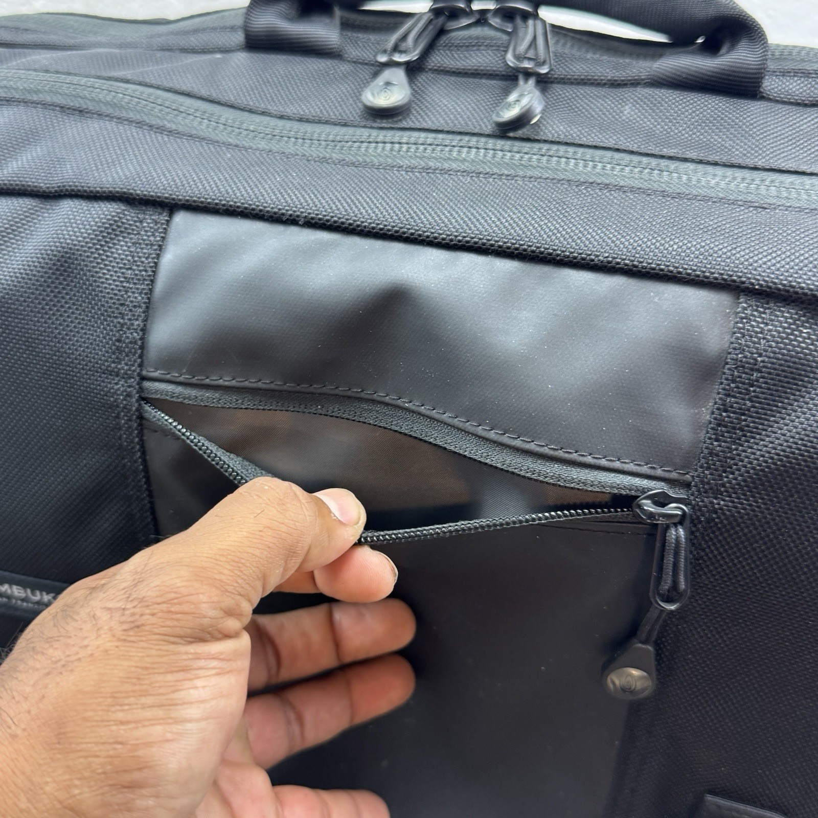 Timbuk2 x Dell Messenger Backpack Convertible 3 In 1 Black Canvas Laptop Bag