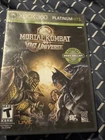 Xbox 360 Mortal Kombat vs DC Universe Platinum Hits Video Game Disc Case Manual