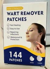 Max Strength Wart Remover Patches -144 Count -Salicylic Acid 10%-Waterproof