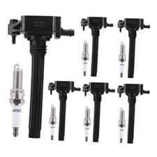 Ignition Coil Pack UF648  Iridium Spark Plug 97390, Set of 6