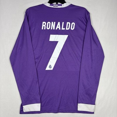 Cristiano Ronaldo Real Madrid Adidas Soccer Jersey Men's L Purple