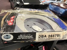 DBA (2657SL) Upgrade to STi Calipers Rear Slotted Street Series Rotor