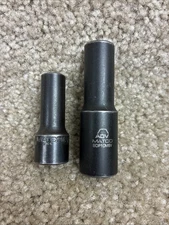 MATCO 2-3/8 Metric Impact Sockets 8mm & 10mm