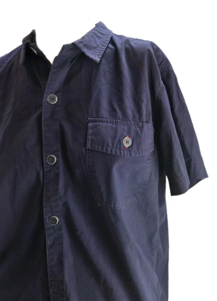 Tilit Men's Shirt Medium Bamboo Poly Short Sleeve Button Down - Image 2 of 4