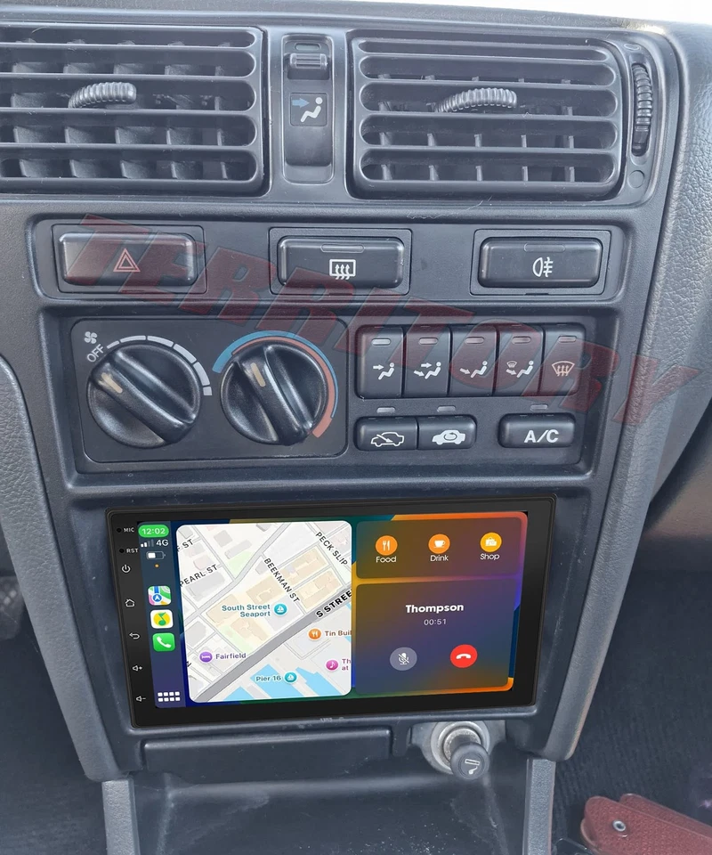 Radio estéreo GPS para Honda Accord 1990-1993 7" inalámbrico CarPlay Android13 WIFI Foto 4 de 4