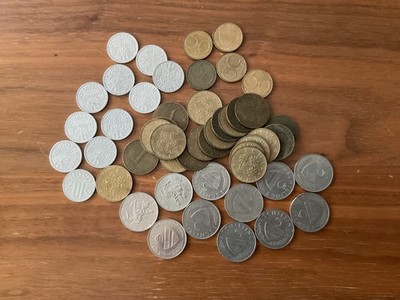 Konvolut Österreichische Umlaufmünzen, u.a. zehn 5 Schilling-Silber-Münzen