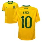 Ricardo Kaka Signed Brazil Home Soccer Jersey #10 with Beckett Witness