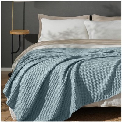 Breathable Summer Blanket Gift - Waffle Weave Queen