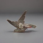 Vintage Sterling Silver 925 Bird screw back Earrings — photo 3