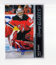 NICO DAWS autographed '21/22 NJ NEW JERSEY DEVILS