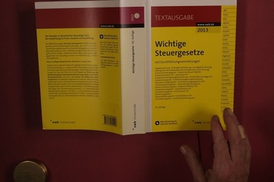 435439 WICHTIGE STEUERGESETZE NWB Verlag mit Durchführungsverordnungen
