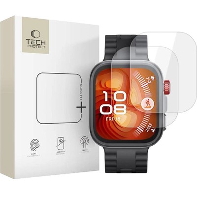 2x Schutzglas für Huawei Watch Fit 4 Pro Tech-Protect Displayschutzglas Hartglas