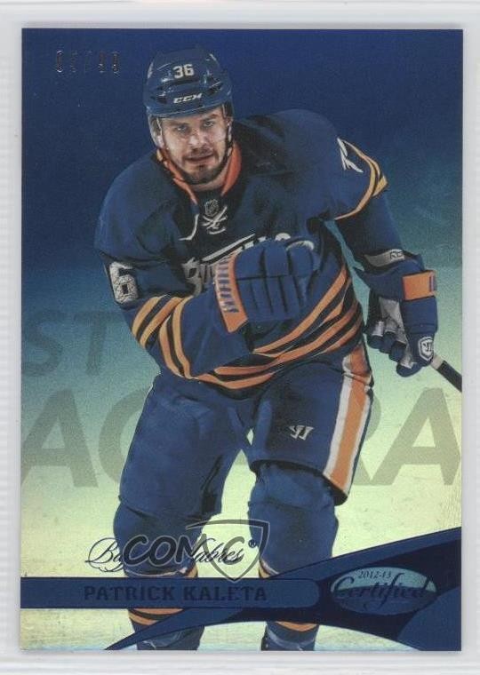 2012-13 Certified Mirror Blue 5/99 Patrick Kaleta #36 1x1