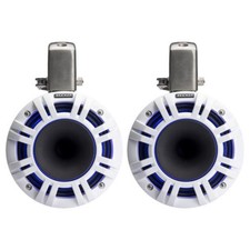 6.5" 300W RMS 4-Ohm Marine HLCD Tower Speakers Pair KICKER KMTCXL65 White