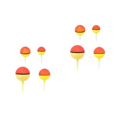  8 Stück Angeln Bobbers Posen Set Kunststoff Angeln Runde Boje Float Bobber