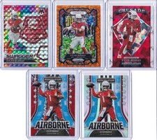 Kyler Murray 5 Card Lot 2023 Prizm Orange Disco Mosaic Swagger Crusade Airborne