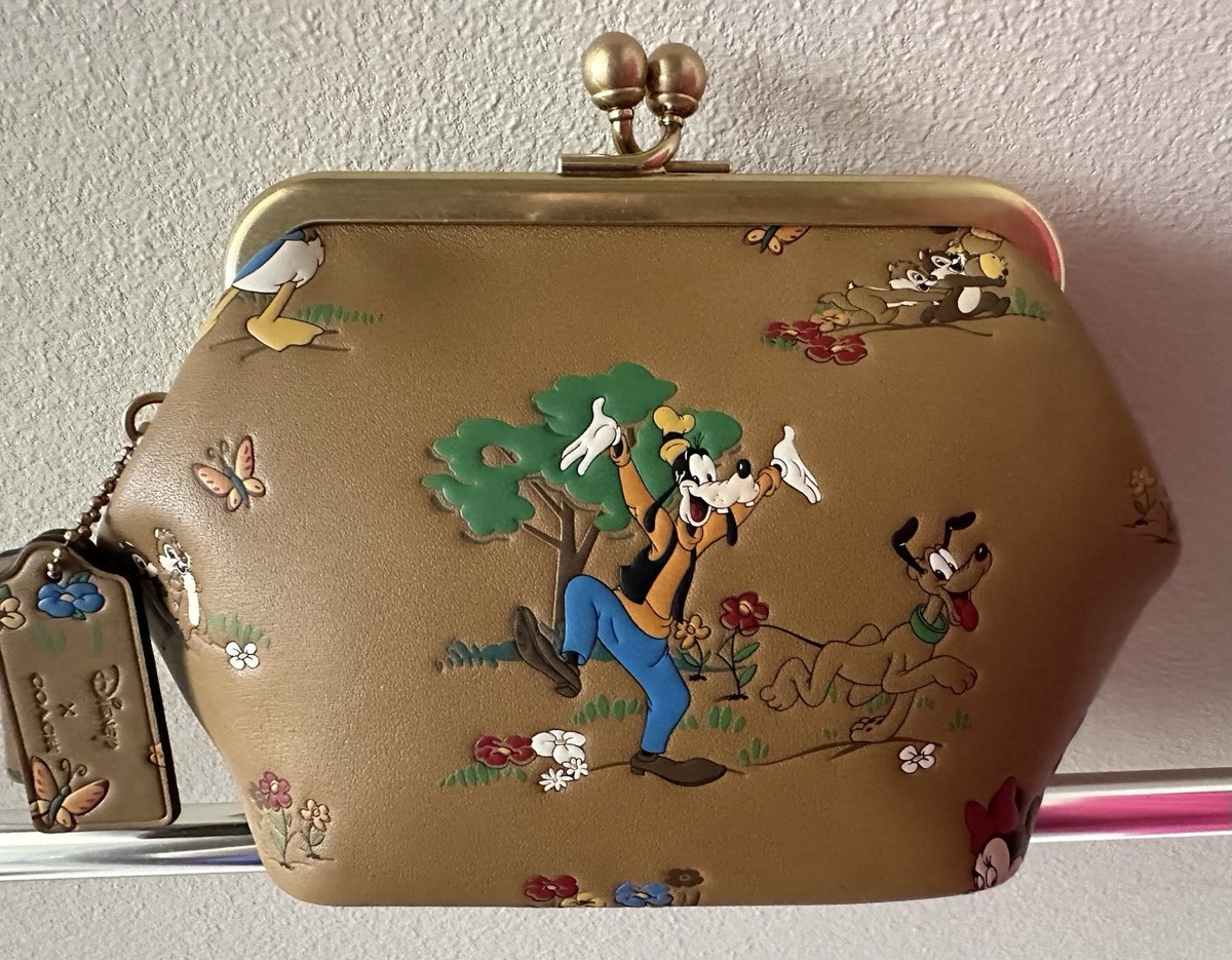 NWT DISNEY X COACH LTD MICKEY & MINNE MOUSE & FRIENDS LEATHER