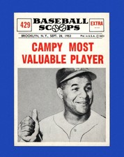 1961 Nu-Card Scoops Set-Break #429 Roy Campanella NM-MT OR BETTER *GMCARDS*