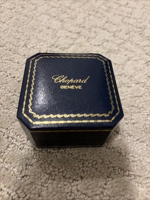 CHOPARD BLUE HINGED Presentation Box For Ring, Cuff, Earrings