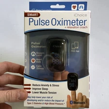 NEW SEALED ICHOICE Pulse Oximeter + Relaxation Coach OX200 Bluetooth