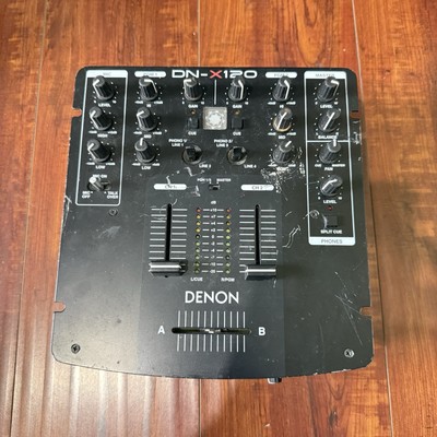 Denon DN-X120 DJ Mixer 2-Channel Compact Professional UNTESTED No Cords Read Blw