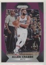 2017-18 Panini Prizm Purple Prizm 32/75 Allen Crabbe #143 w5c