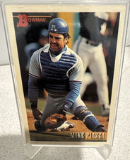 Topps Bowman 1993 Mike Piazza Rookie #646 Los Angeles Dodgers Baseball Card