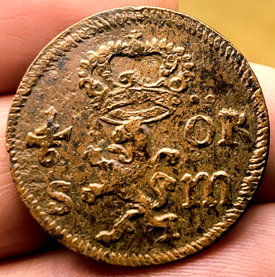 1666 DELAWARE FUR TRADE Sweden 1/6 Ore TREASURE COIN | eBay