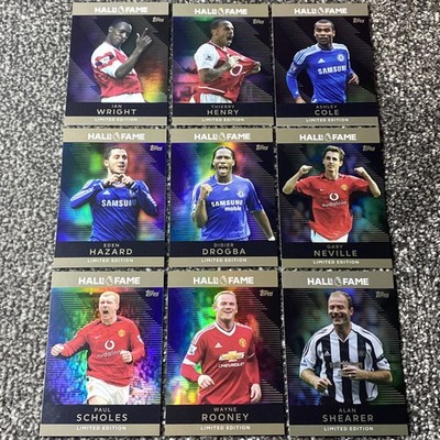 Topps Premier League 2026 Hall Of Fame Bumper Box Exclusives Set HOF 10 - HOF 18