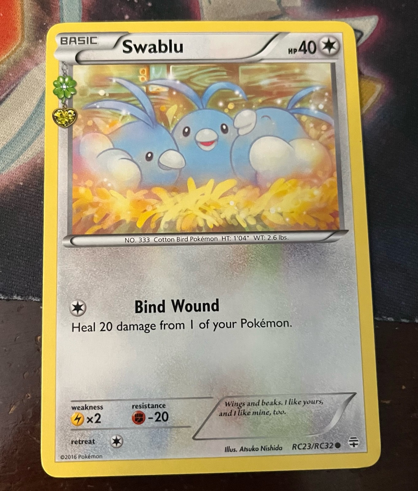 Pokemon TCG Generations Radiant Collection Swablu RC23/RC32 NM