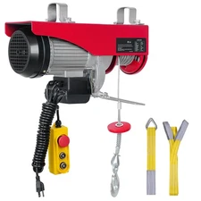 Uimoso Electric Hoist 440lbs Crane Winch with Wired Remote Control 480W 110V