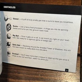 SOLO MANUAL DE INSTRUCCIONES NINTENDO BATTLETOADS NES