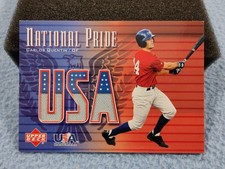 2003 UPPER DECK USA BASEBALL NATIONAL PRIDE CARLOS QUENTIN JERSEY DIAMONDBACKS
