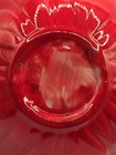 Ceramic Poinsetta Dish Vintage Red & Green 8"  — photo 5