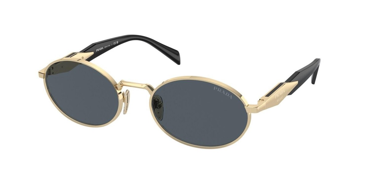 NEW Prada 65ZS Sunglasses ZVN09T Gold 100% AUTHENTIC | eBay