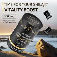 Shilajit GOLD Gummies, Organic, Extremely Potent 3000 mg, Fulvic Acid
