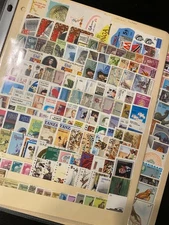 Worldwide Stamps in (4) Stock Pages Excellent Selections - M&U 1463