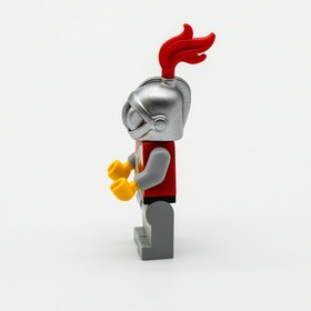 LEGO Kingdoms Lion Knight Minifig Helmet Fixed Grille Brown Beard cas444