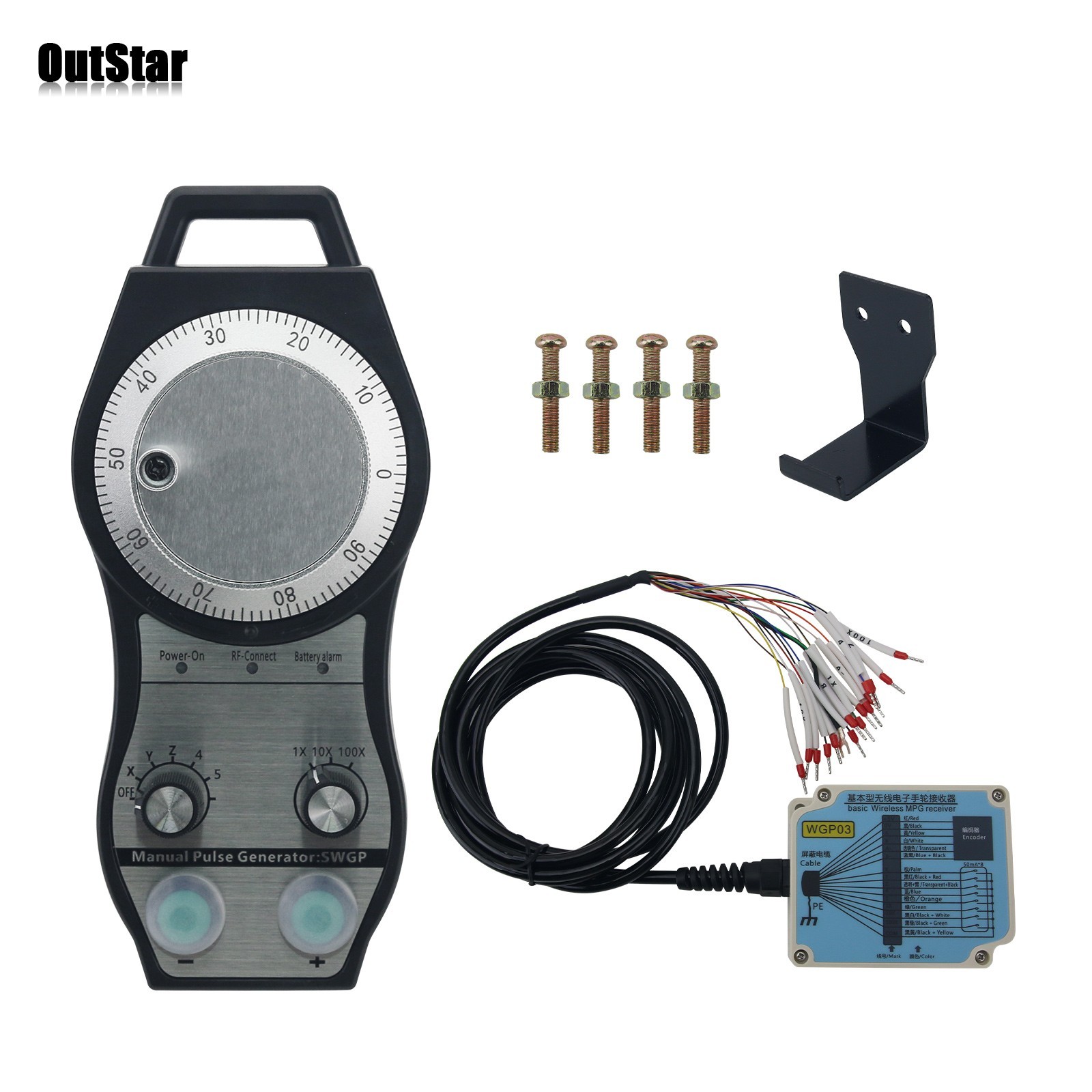 SWPG Handwheel 5 Axis Control Wireless MPG Manual Pulse Generator for SIEMENS